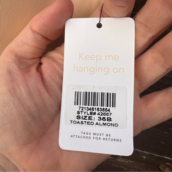 Lively The Spacer Bra Toasted Almond 36B NWT - Picture 5 of 7